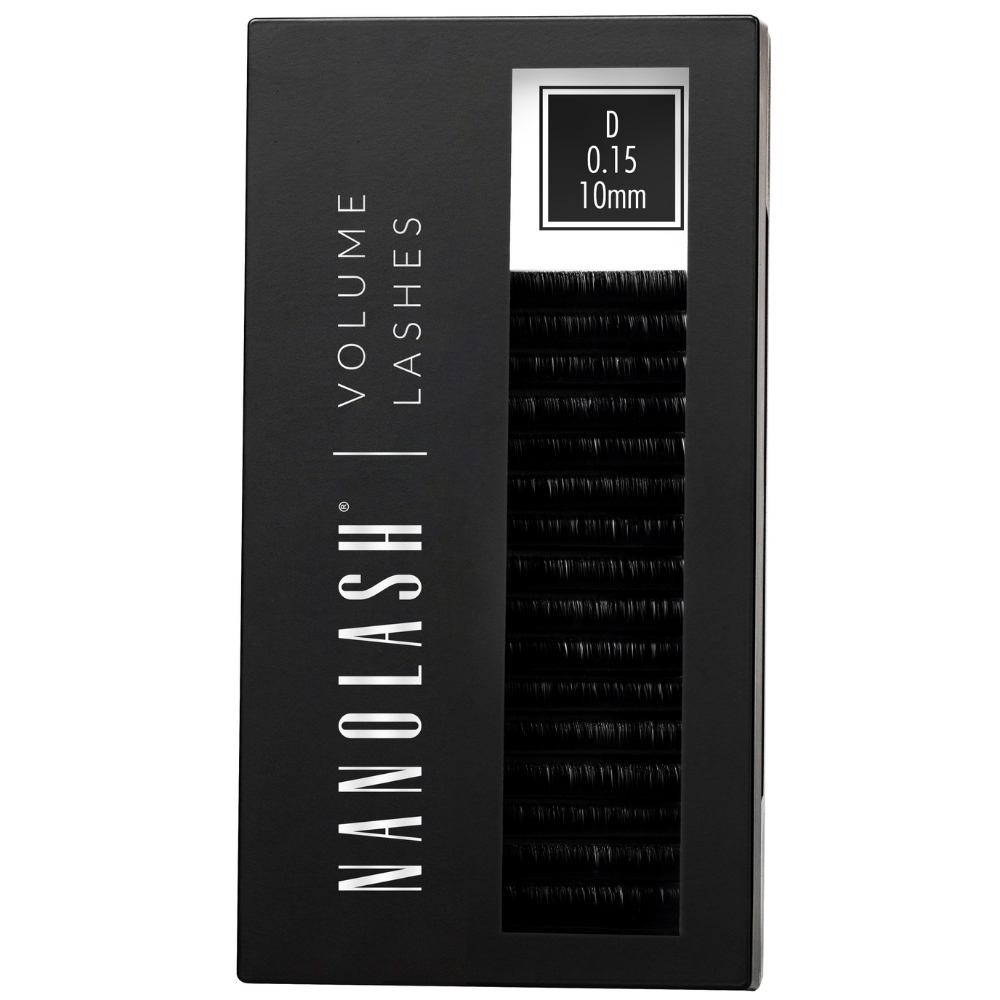Nanolash Volume lashes sztuczne rzęsy do przedłużania - 0.15 skręt D 10mm, 1 opak.