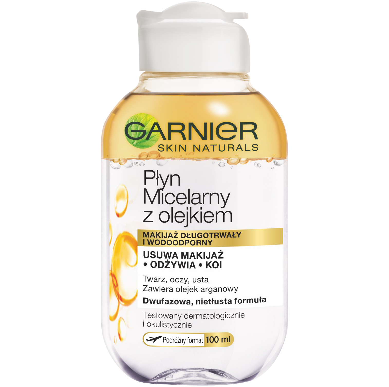 Garnier płyn micelarny z olejkiem do demakijażu twarzy, 100 ml