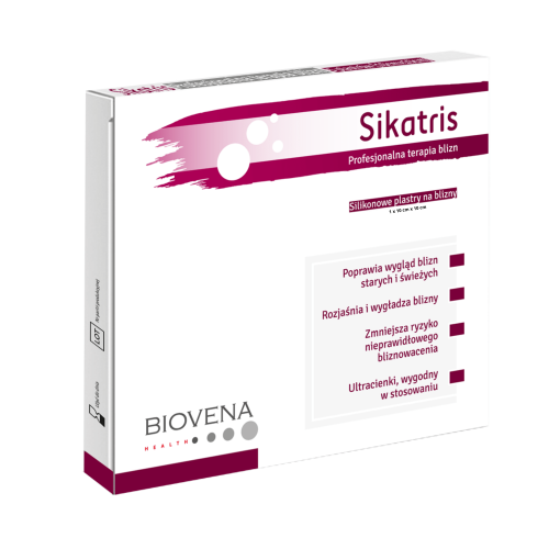 Biovena Sikatris silikonowy plaster 10x10 cm, 1 szt.
