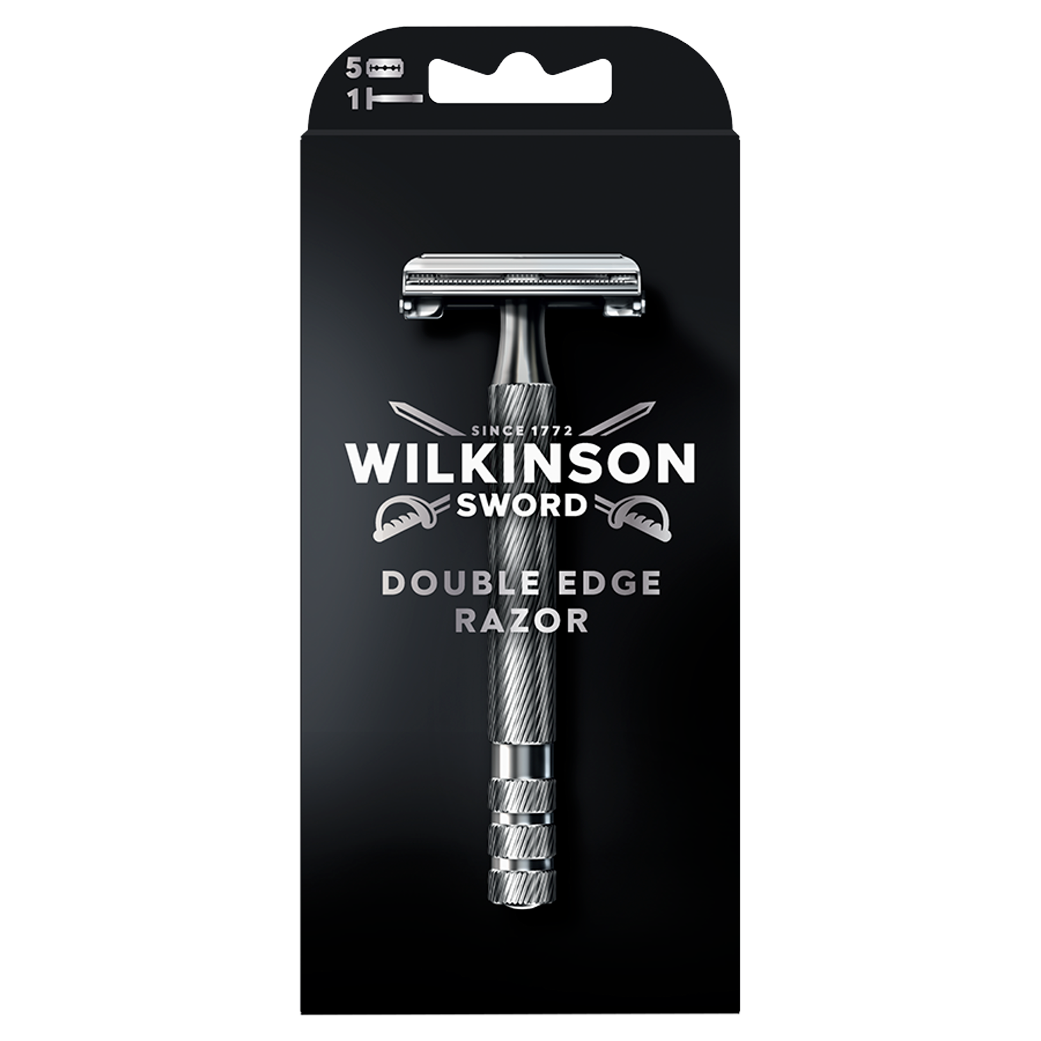 Wilkinson Sword Classic Premium maszynka do golenia, 1 szt. + wkłady, 5 szt./1 opak.