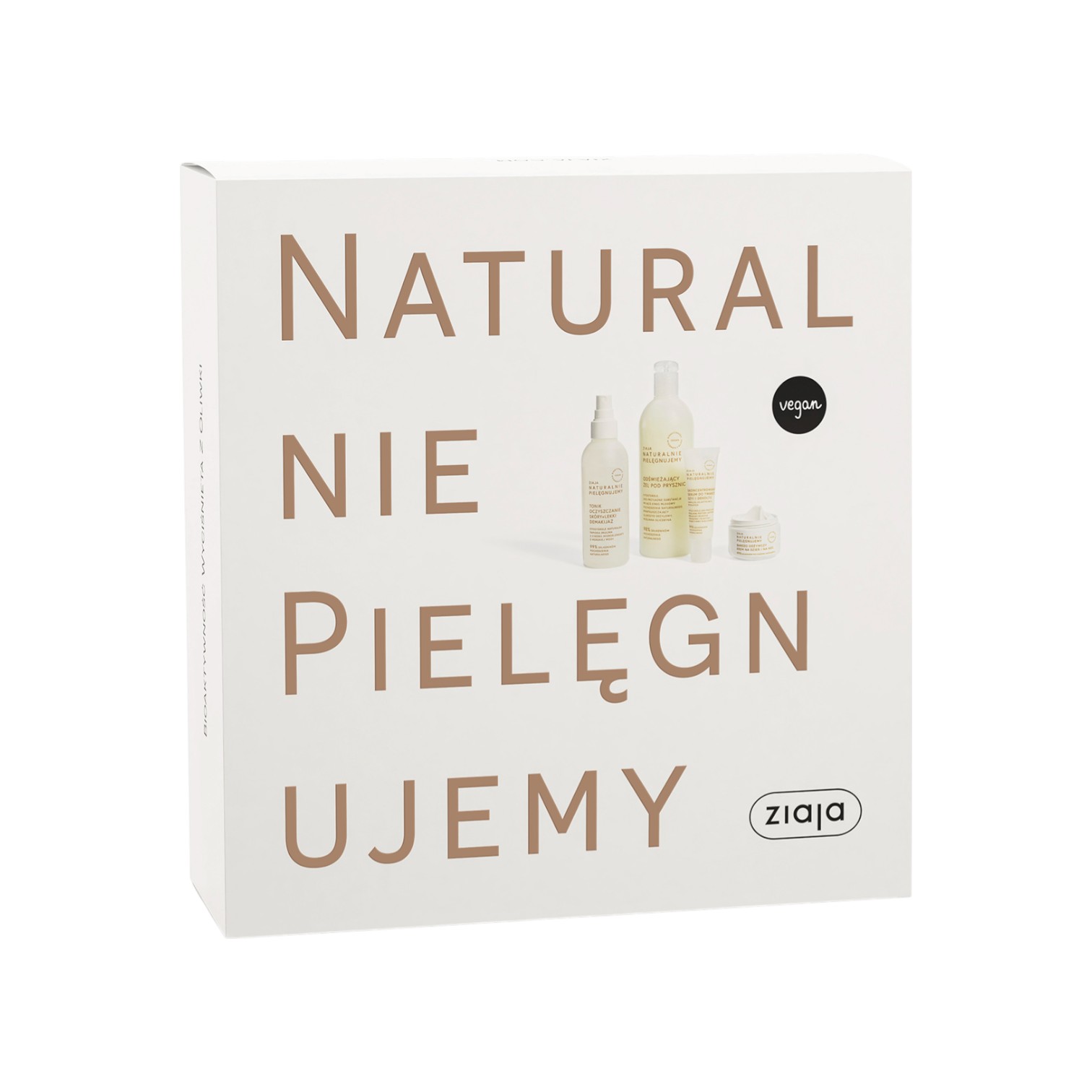 Ziaja Naturalnie Pielęgnujemy zestaw: odżywczy krem do twarzy na dzień i noc, 50 ml + serum do twarzy, szyi i dekoltu, 30 ml + tonik do twarzy, 200...