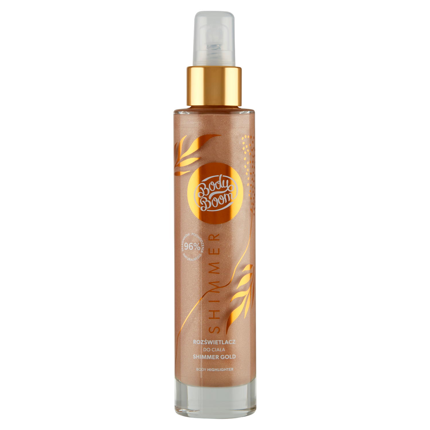 Bodyboom Shimmer rozświetlacz do ciała gold, 100 ml