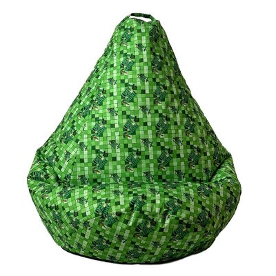 Pufa worek GO GIFT Minecraft XL Zielony 130 x 90 cm