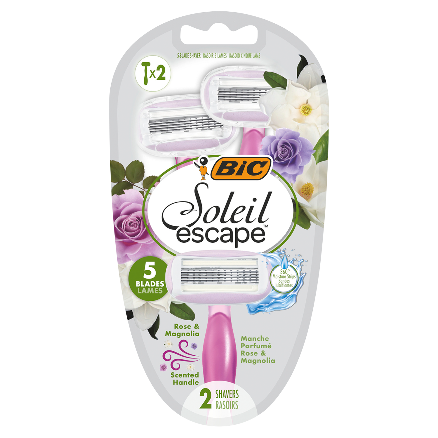 BIC Soleil Escape 5 maszynka do golenia, 2 szt./1 opak.