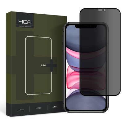 Szkło Prywatyzujące HOFI Anti Spy Glass Pro+ do Apple iPhone 11/XR Privacy