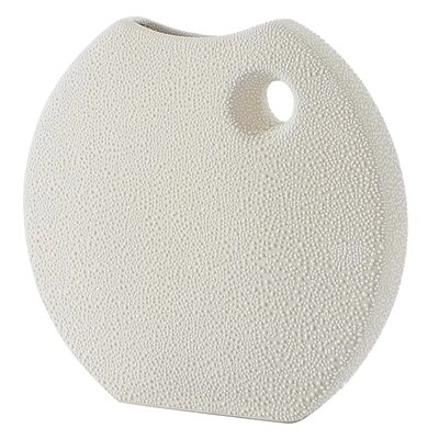 Wazon EUROFIRANY Riso 27 x 7 x 27 cm Kremowy