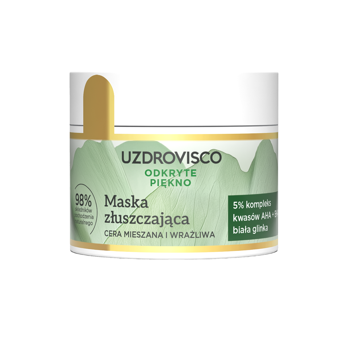 Uzdrovisco ODKRYTE PIĘKNO maska złuszczająca do twarzy, 40 ml