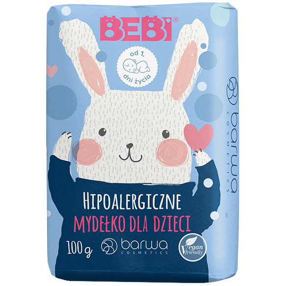 Bebi Kids delikatne mydełko w kostce dla dzieci i niemowląt, 100 g