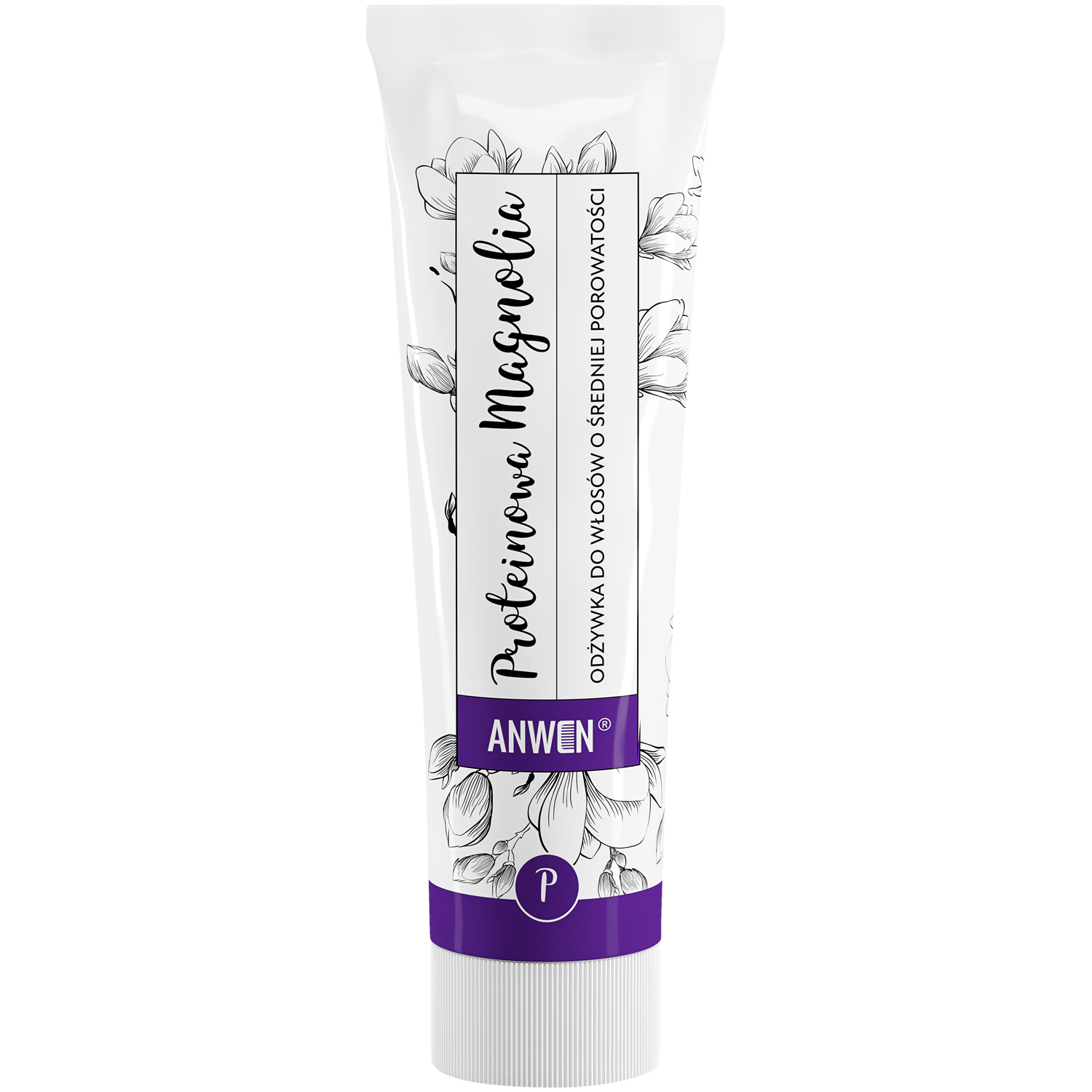 Anwen Proteinowa Magnolia odżywka do włosów średnioporowatych, 100 ml