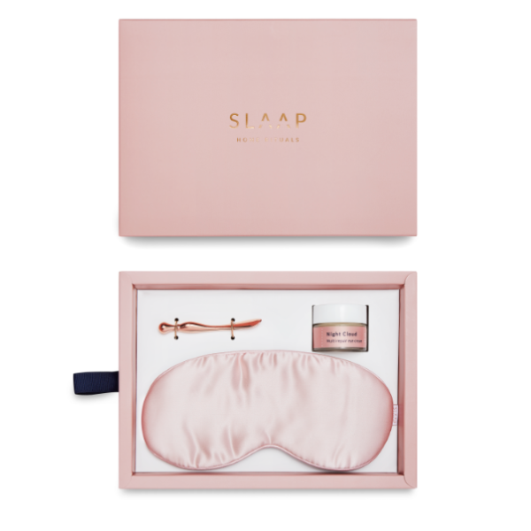 Slaap Home Rituals Eye SPA zestaw: krem pod oczy, 15 ml + jedwabna opaska róż, 1 szt.