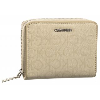 Portfel Calvin Klein CK Must MD Z/A Wallet Epi Mono Stoney Beige K60K611932 PEA
