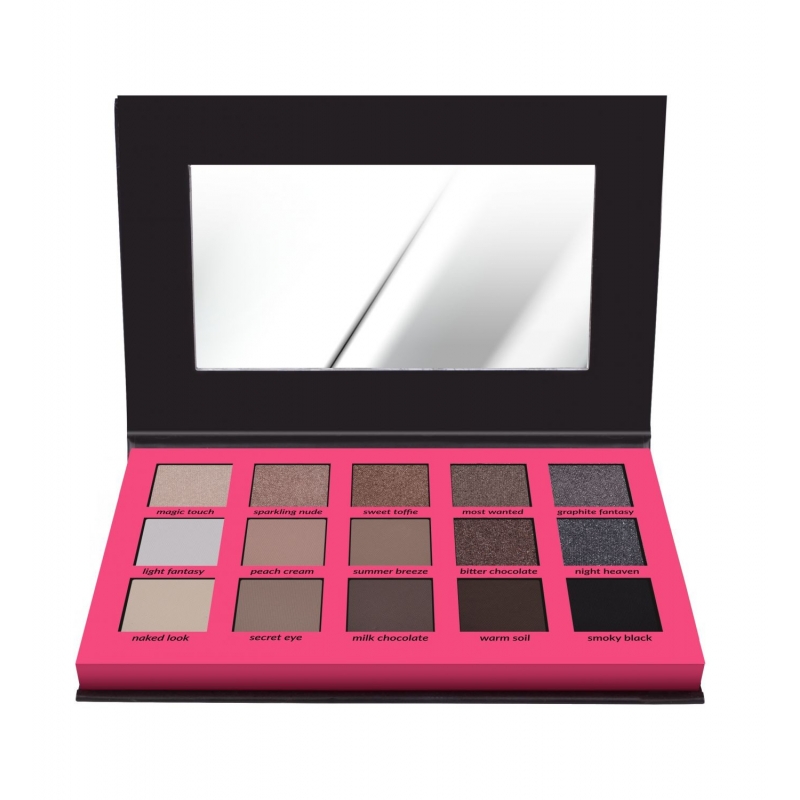 Wibo Neutral paleta cieni do powiek, 15 g