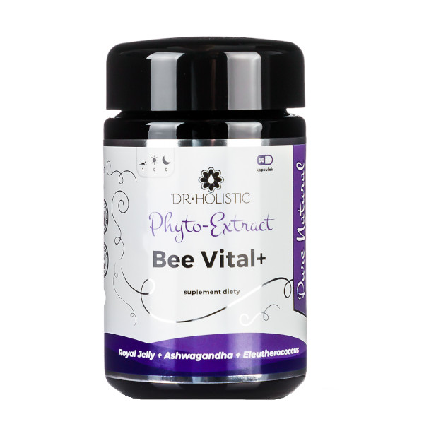 Dr Holistic Bee Vital + Phyto-Extract suplement diety, naturalna roślinna otoczka kapsułki, 60 kaps./1 opak.