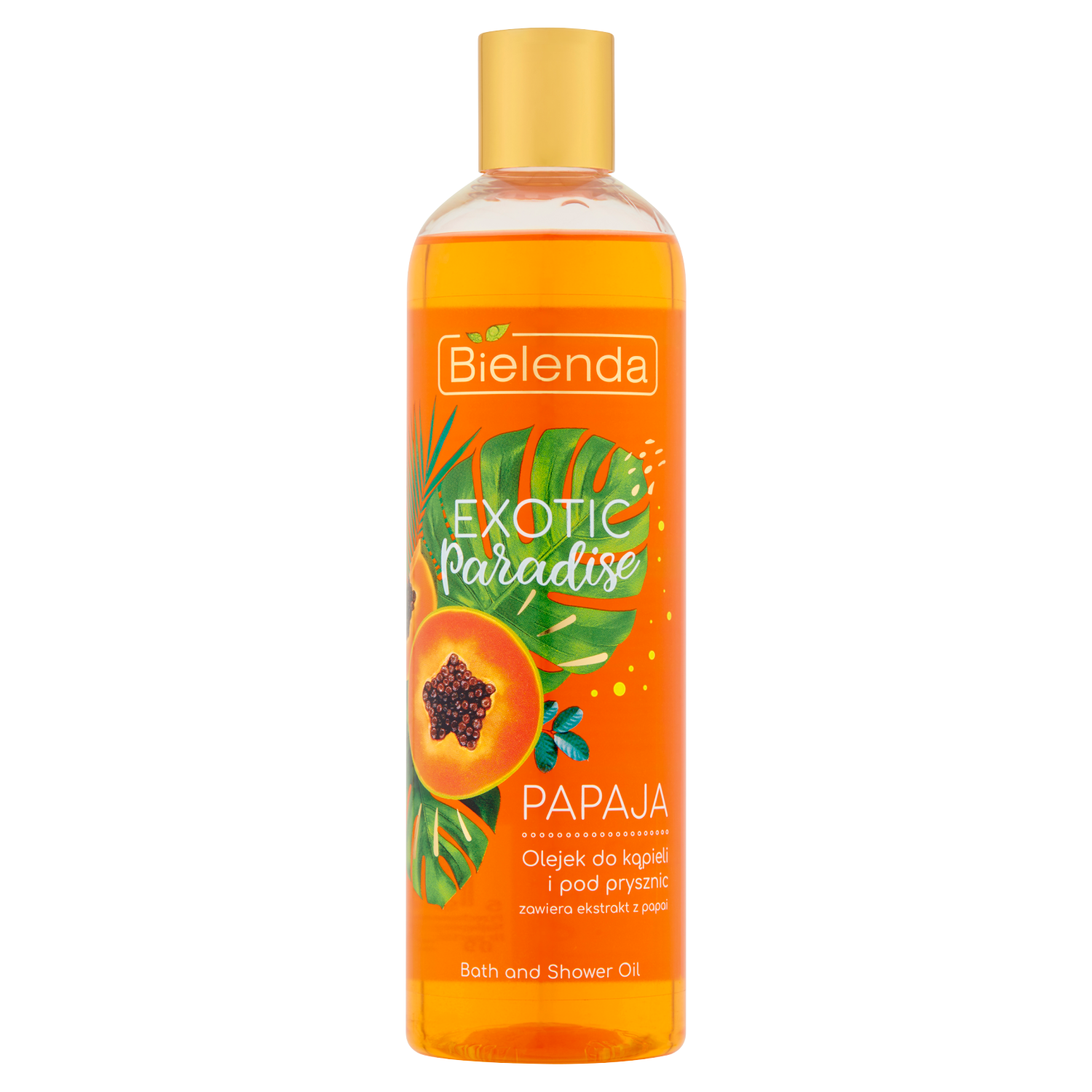 Bielenda Exotic Paradise olejek do kąpieli i pod przysznic z ekstraktem z papai, 400 ml