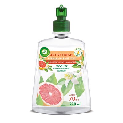 Wkład do odświeżacza powietrza AIR WICK Active Fresh Grejpfrut i Kwiat Pomarańczy 228 ml