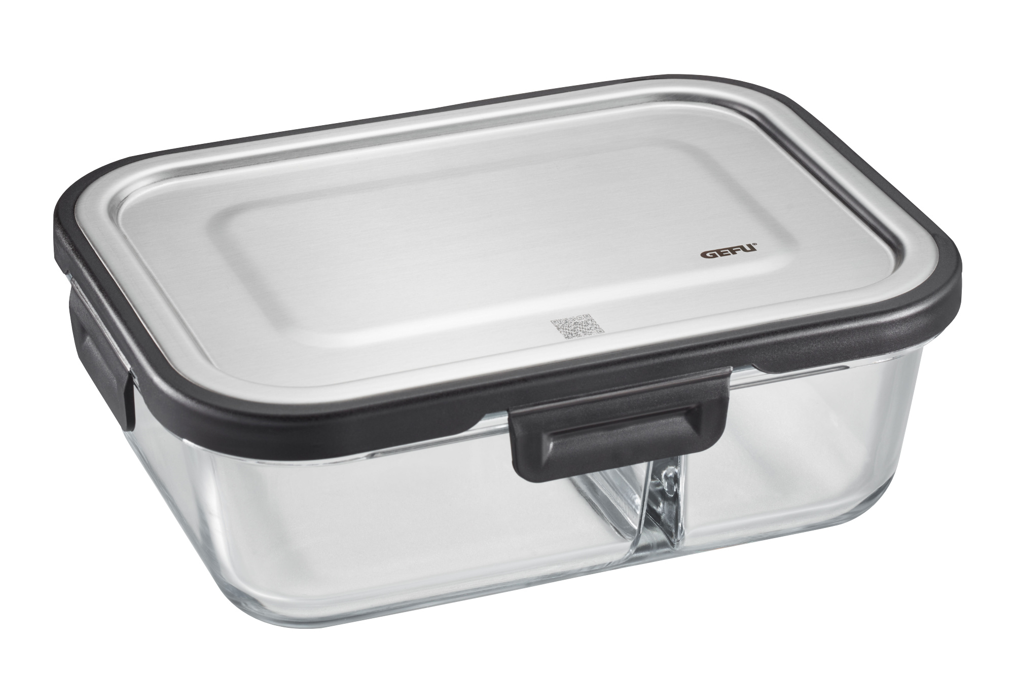 GEFU - Pojemnik szklany prostokątny z przegrodą MILO 800 ml