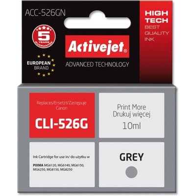 Tusz ACTIVEJET do Canon CLI-526G Szary 10 ml ACC-526GN
