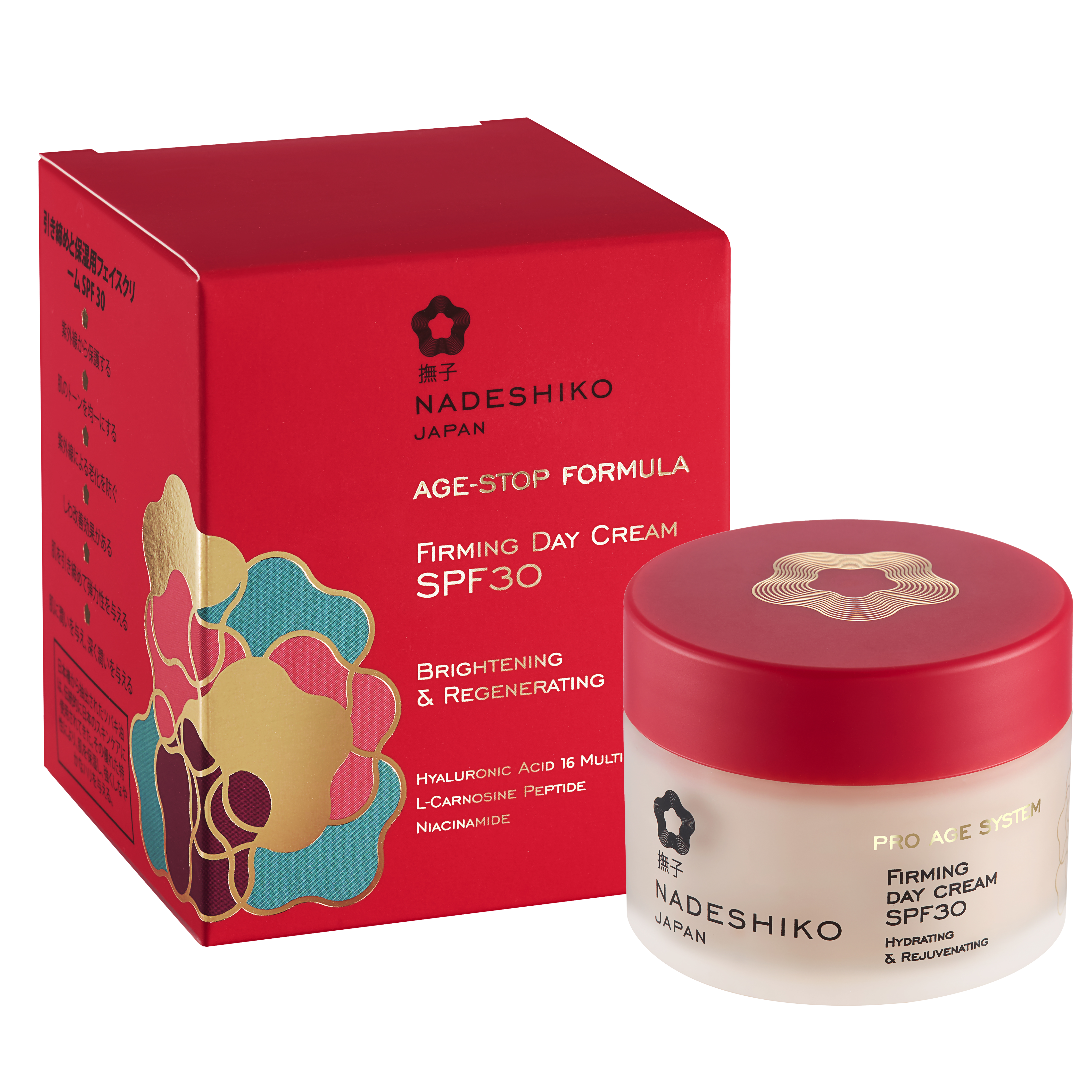 Nadeshiko Age-Stop Formula ujędrniająco-nawadniający krem do twarzy SPF30, 50 ml