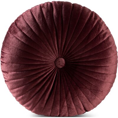 Poduszka EUROFIRANY Velvet 40 cm Bordowy