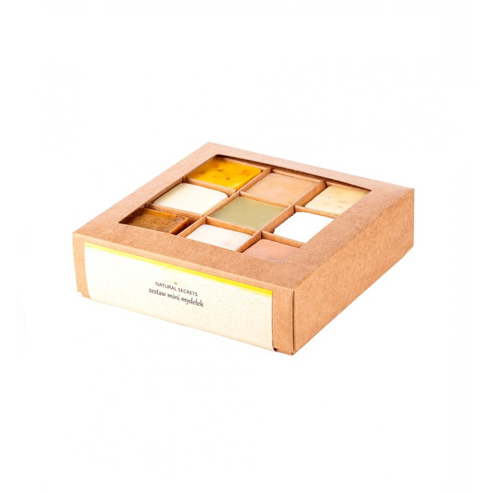 Natural Secrets zestaw: mini mydełka, 9x11 g/1 opak.