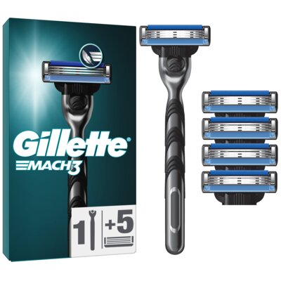 Golarka GILLETTE Mach3 + 5 ostrzy
