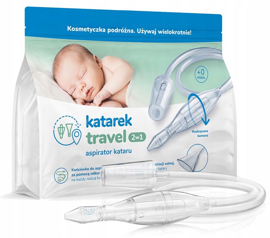 KATAREK TRAVEL ASPIRATOR USTNY I DO ODKURZACZA 2w1