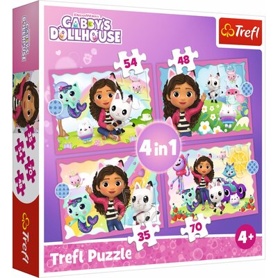 Puzzle TREFL Koci Domek Gabi Przygody Gabi 4w1 34620 (207 elementów)