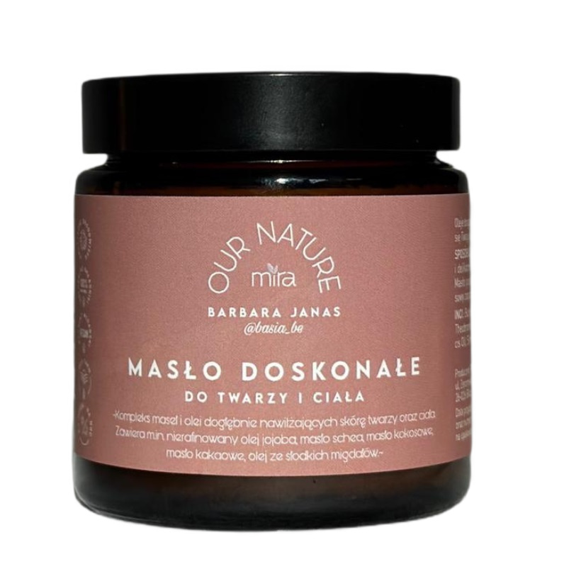 Mira Our Nature By Basia Face masło doskonałe do twarzy i ciała, 120 ml