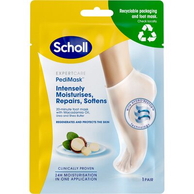 Maska nawilżająca SCHOLL z olejkiem makadamia PediMask