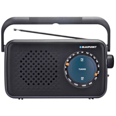 Radio BLAUPUNKT PR9BK Czarne, Przenośne, Analogowe, Tuner FM/AM, Wyjście Słuchawkowe Mini-Jack, Zasilanie Bateryjno-Sieciowe