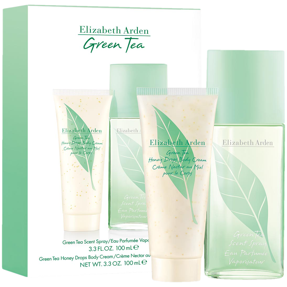 Elizabeth Arden Green Tea zestaw: woda toaletowa damska, 100 ml + perfumowany balsam do ciała, 100 ml