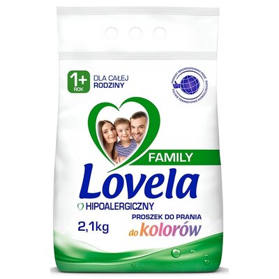 Proszek do prania LOVELA Family 2.1 kg do kolorowych tkanin hipoalergiczny