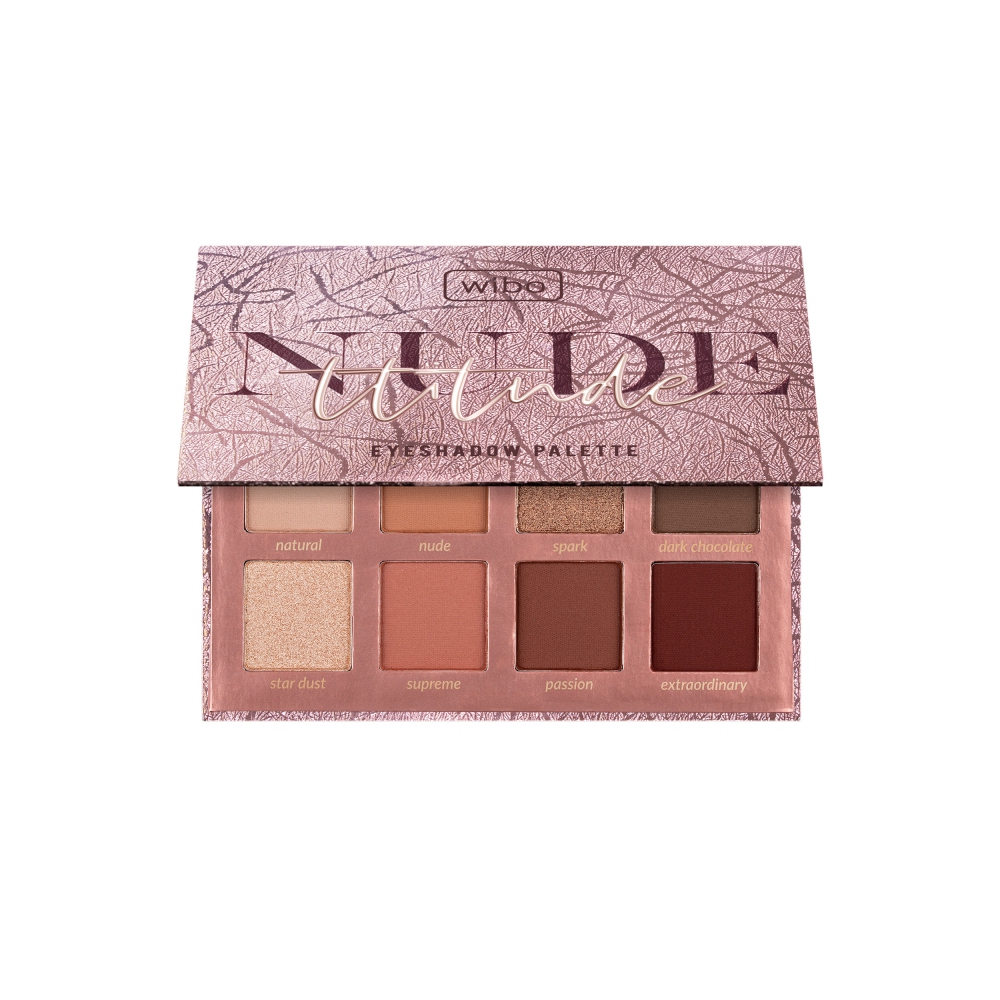Wibo Nude Ttitude Eyeshadow Palette paleta 12 cieni do powiek, 9 g