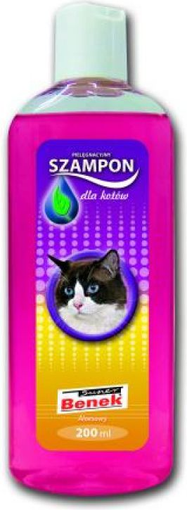 BENEK Szampon Aloesowy pielęgnacyjny dla kota 200 ml