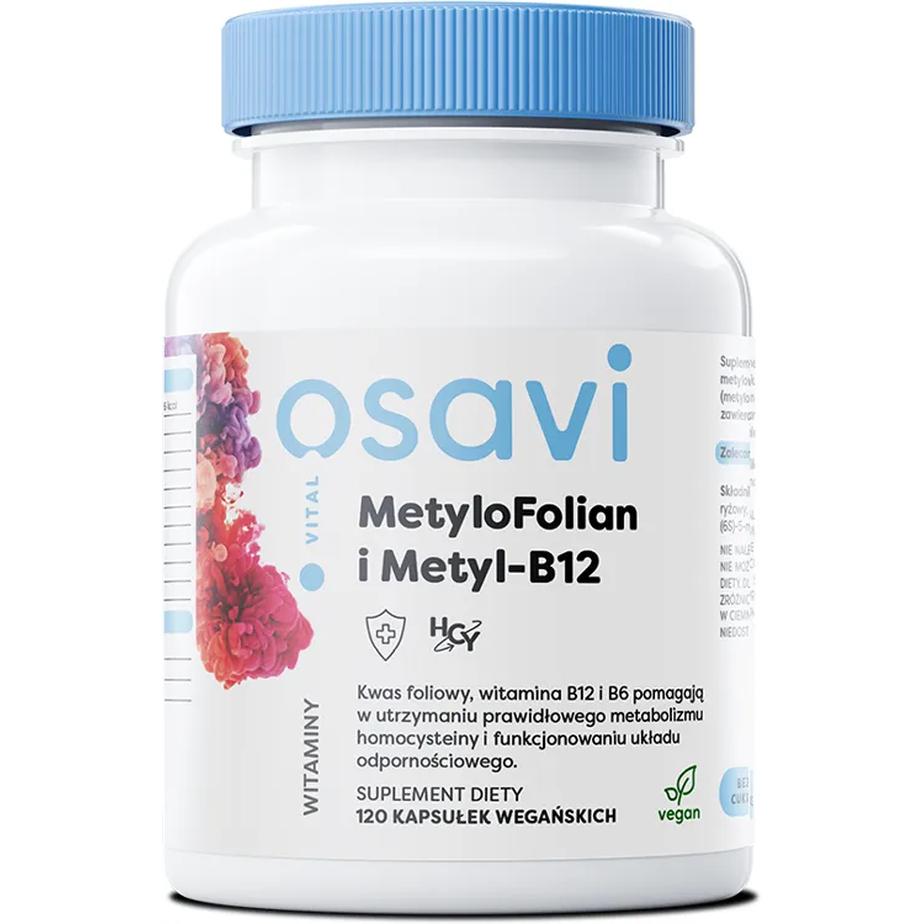 Osavi suplement diety MetyloFolian i Metyl-B12, 120 kaps./1 opak.
