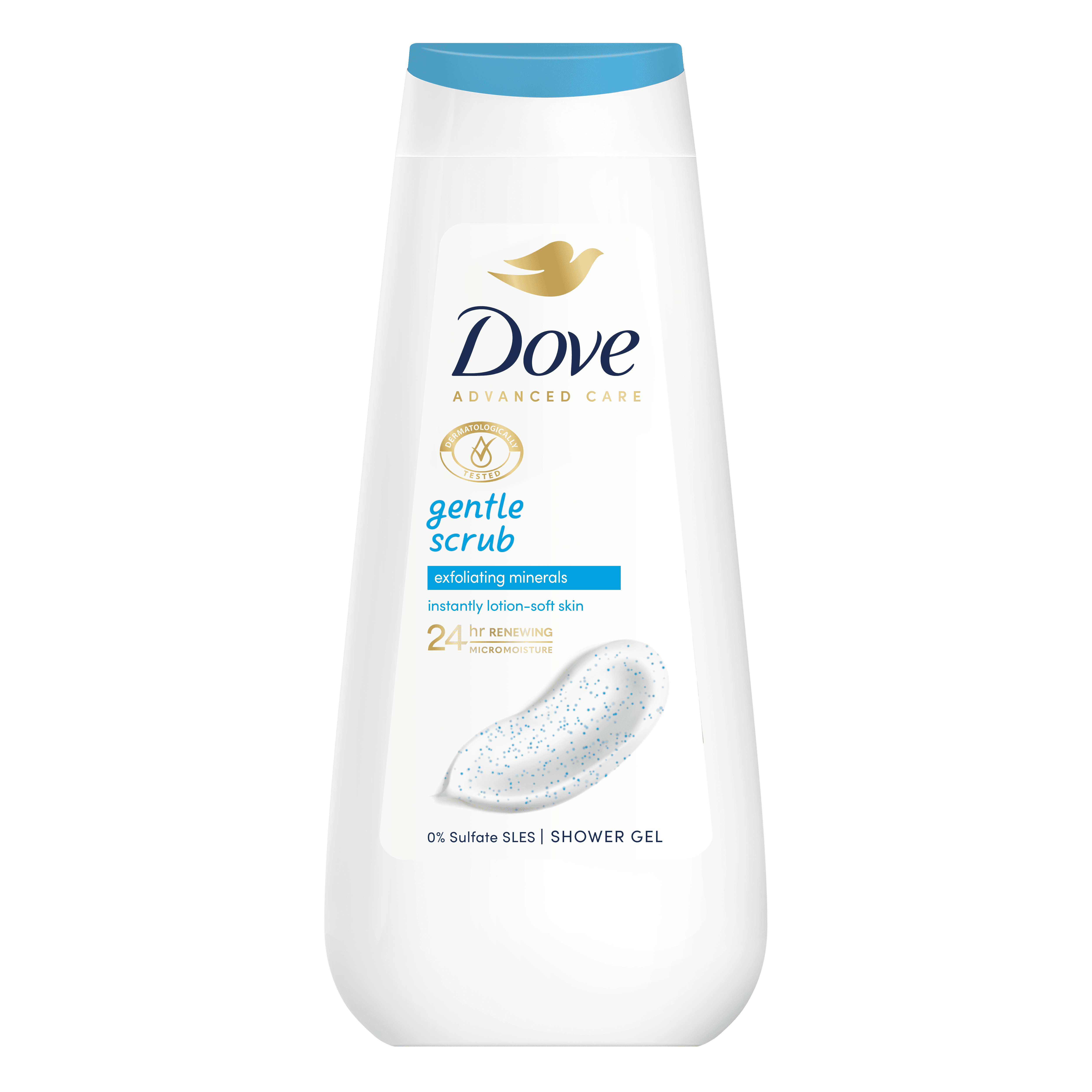 Dove Gentle Scrub żel pod prysznic, 225 ml