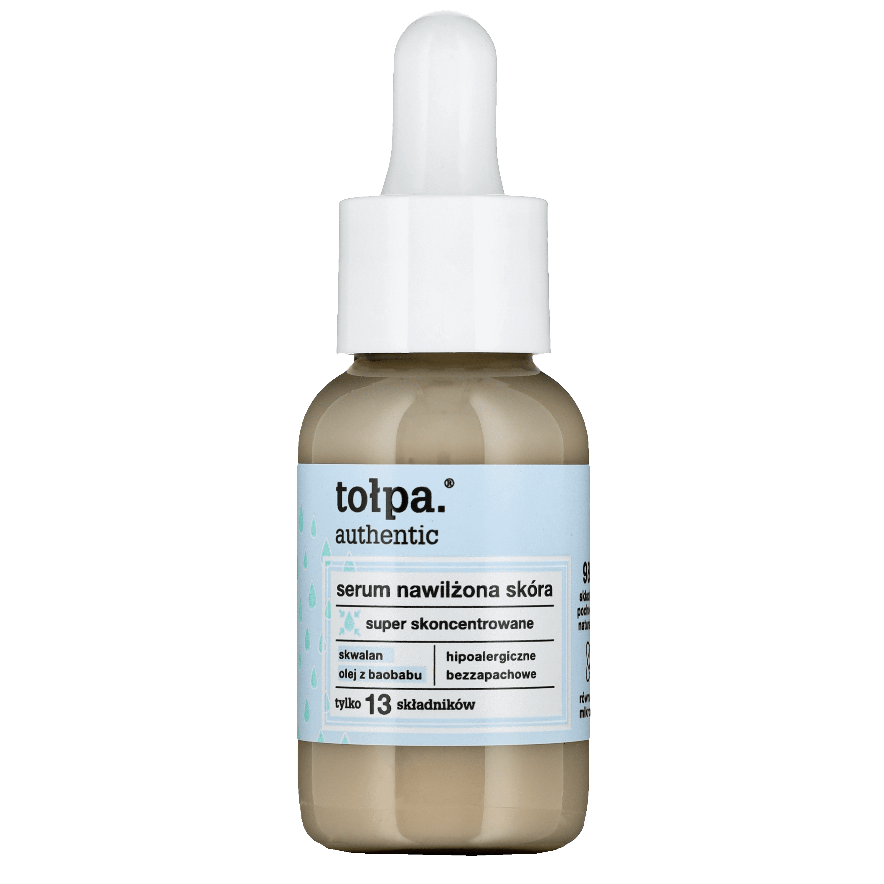 Tołpa Authentic nawilżające serum do twarzy, 30 ml