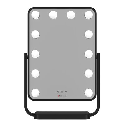 Lusterko kosmetyczne HUMANAS HS-HM01 Czarny