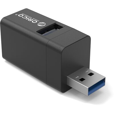 Hub ORICO Mini-U32L-BK-BP USB 3.2 Gen. 1, Pasywny