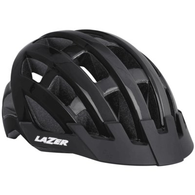 Kask rowerowy LAZER Compact Czarny MTB z lampką (rozmiar 54-61)