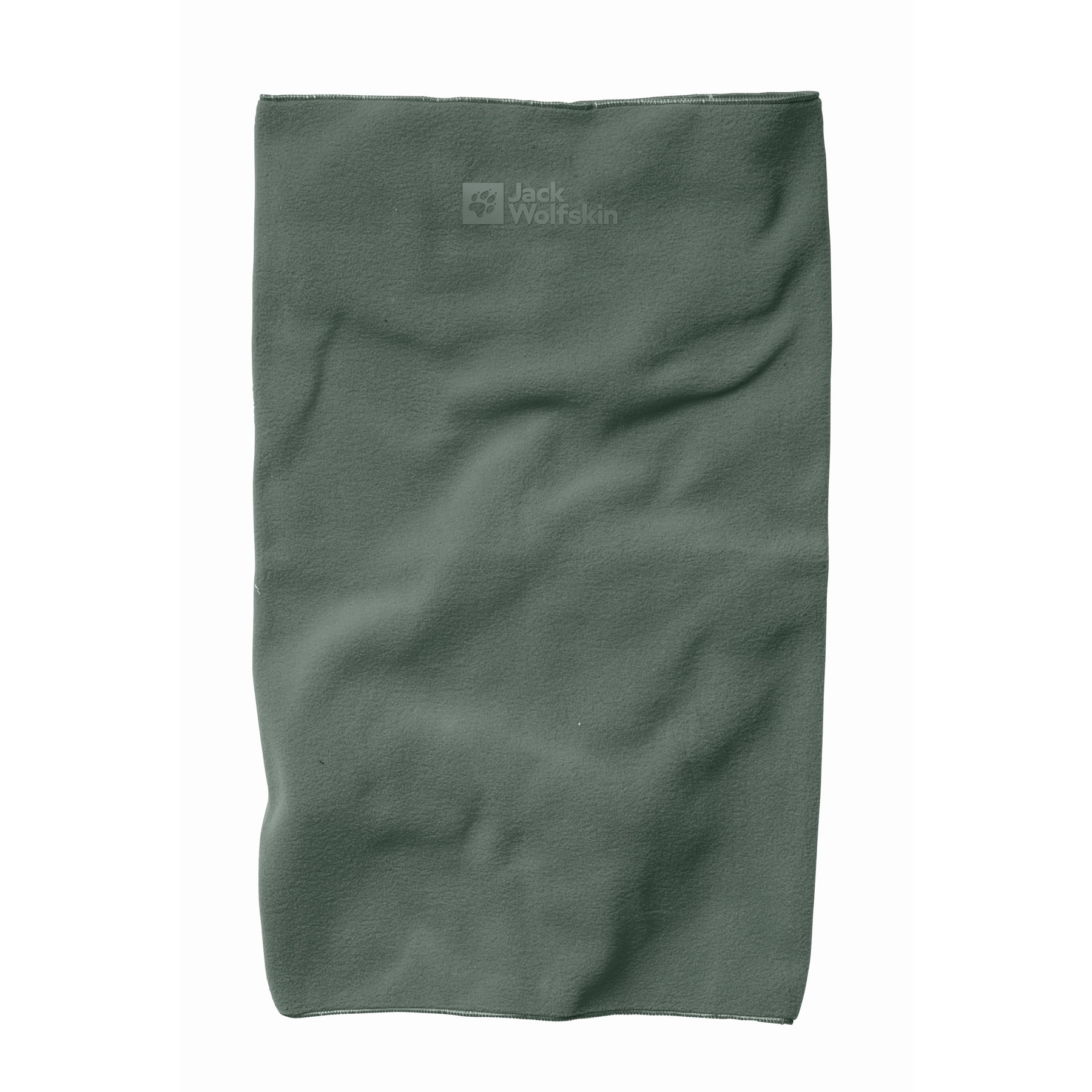 Komin polarowy Jack Wolfskin REAL STUFF LOOP hedge green - ONE SIZE