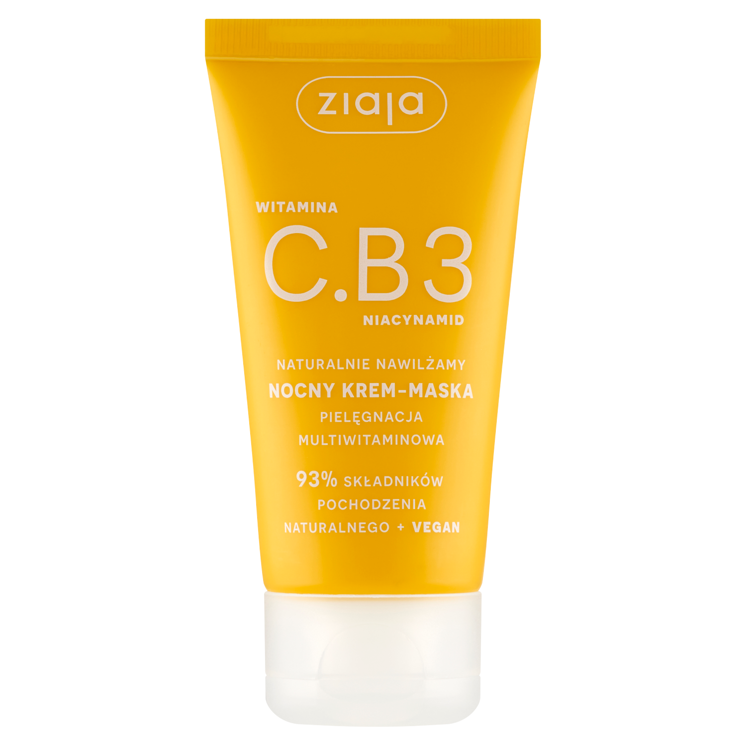 Ziaja Witamina C.B3 multiwitaminowy krem-maska do twarzy na noc, 50 ml