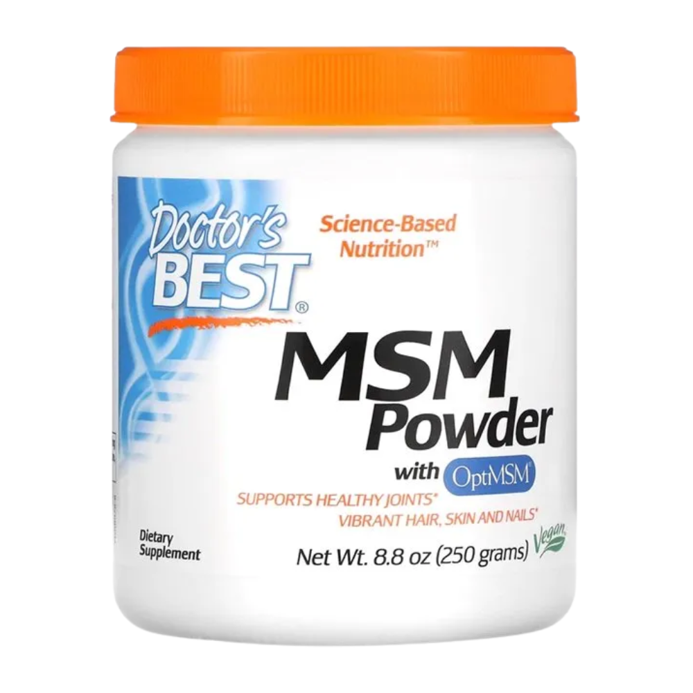 Doctor's Best suplement diety MSM z OptiMSM, Vegan, 250 g