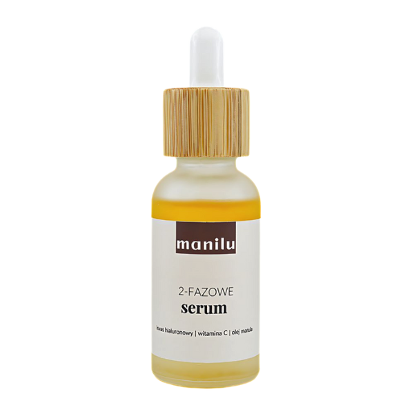 Manilu dwufazowe serum do cery suchej z witaminami C+E oraz kwasem hialuronowym, 30 ml