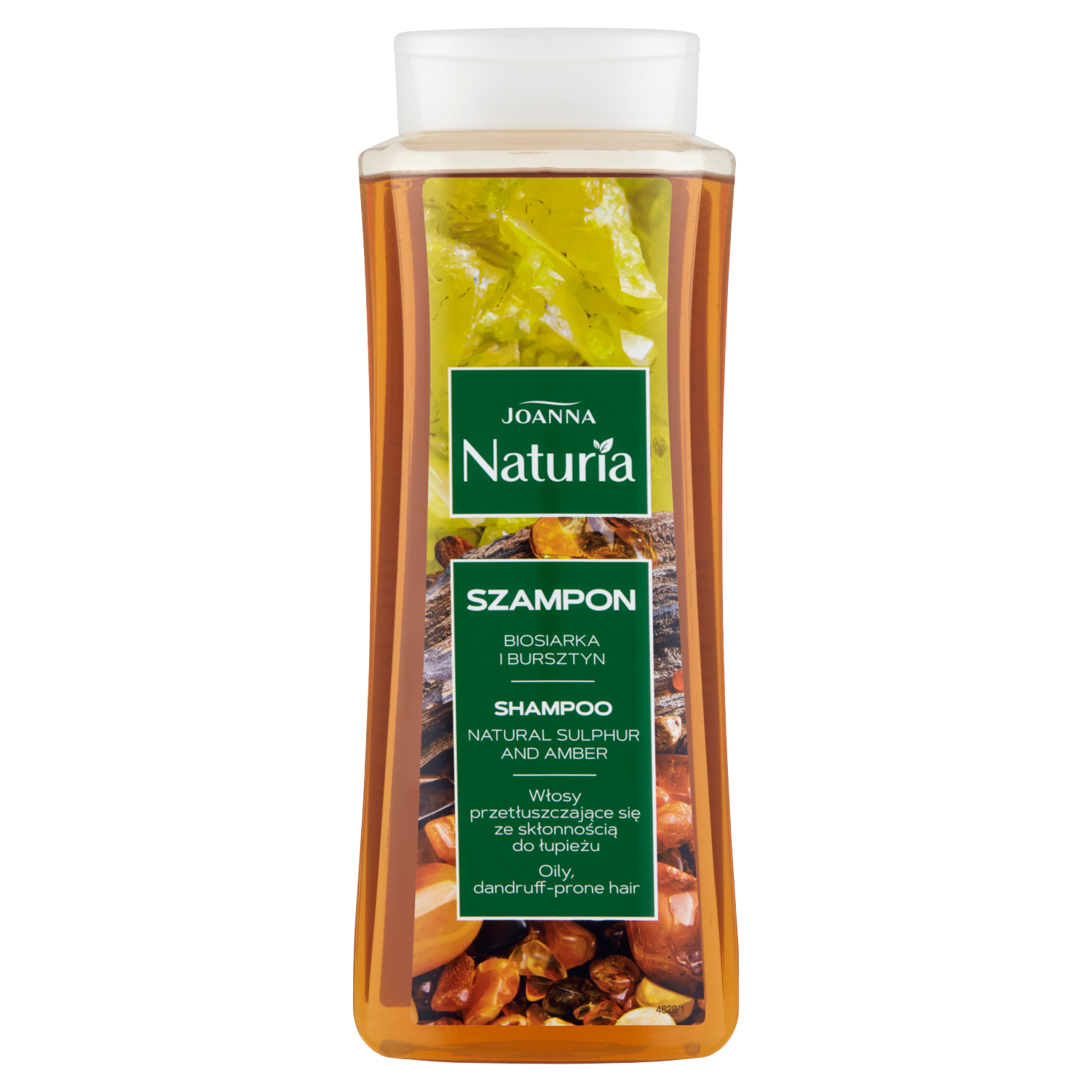 Joanna Naturia szampon do włosów biosiarka i bursztyn, 500 ml