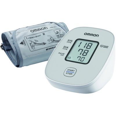 Ciśnieniomierz OMRON M2 Basic Biało-szary