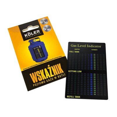 Wskaźnik poziomu gazu w butli KOLER LastDrop