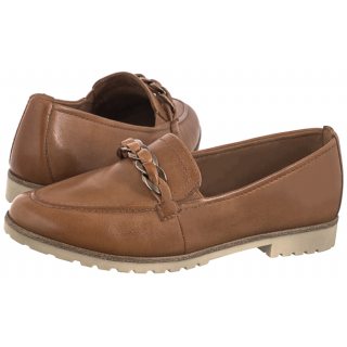 Mokasyny Tamaris Brązowe 1-24200-42 348 Cognac Leather