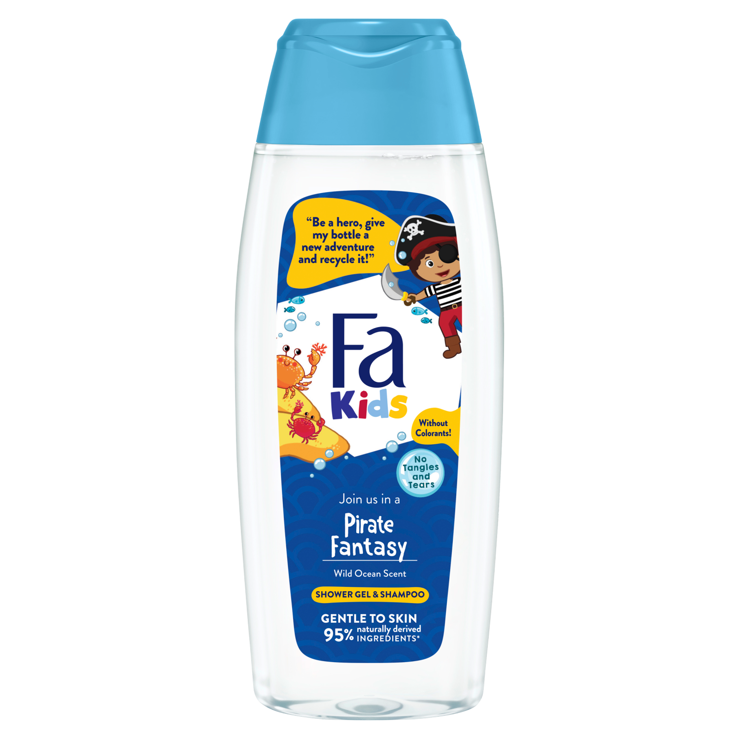 Fa Kids Pirate Fantasy żel pod prysznic i szampon dla dzieci, 400 ml