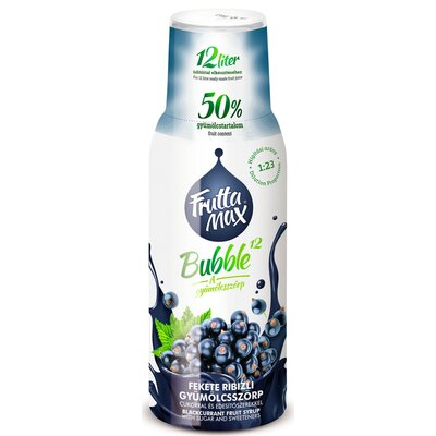 Syrop do saturatorów FRUTTAMAX Czarna Porzeczka 500 ml